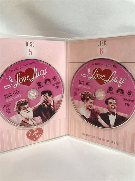 I Love Lucy The Complete First Season Dvd 2005 7 Disc Set Black