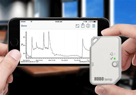 HOBO MX100 Bluetooth Smart Datenlogger für Temperatur