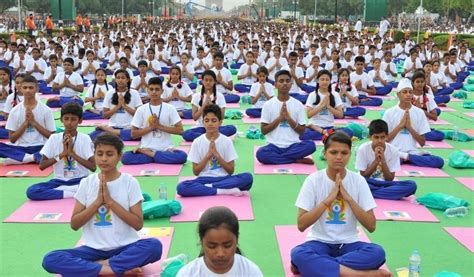 people   world celebrate international day  yoga  ancient