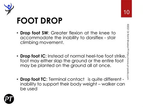 Foot Drop Causes Symptoms And Treatment Dr Rohit Bhaskar Ppt Free Download