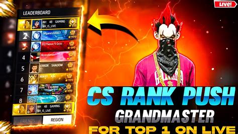 Cs Rank Push To Top 1 Grandmaster 🤞🤞🤑freefire Classylive Nonstop