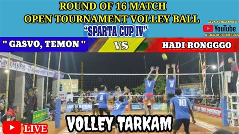 Live Volley Ball Tarkam Sparta Cup Iv Gasvo Vs Hadi Ronggo Voli