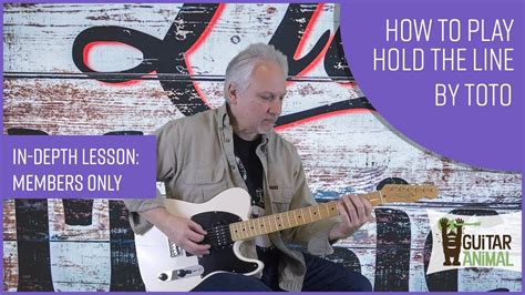 How To Play Hold The Line By Toto Detailed Lesson Youtube