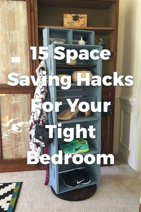 15 Space Saving Hacks For Your Tight Bedroom Space Saving Bedroom