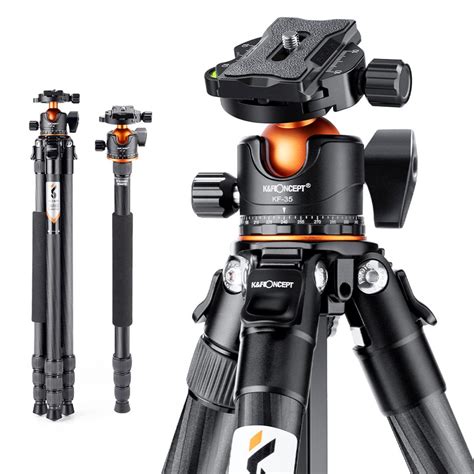 Lightweight Travel Tripod For DSLR Carbon Fiber - KENTFAITH