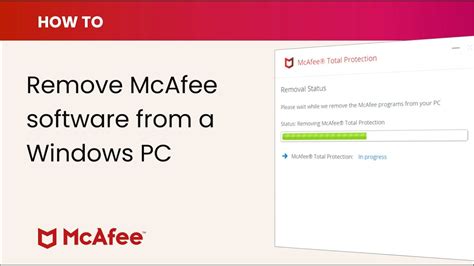 How To Uninstall Mcafee Windows