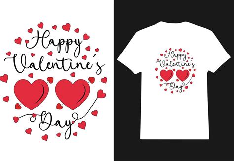 Valentines Day T Shirt Design Vector T Shirt Design For Happy