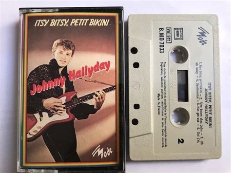 Cassette Johnny Hallyday Itsy Bitsy Petit Bikini Boitier Original Mode B Md Eur