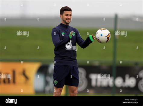 Republic Of Irelands Shane Long During A Training Session At The Fai