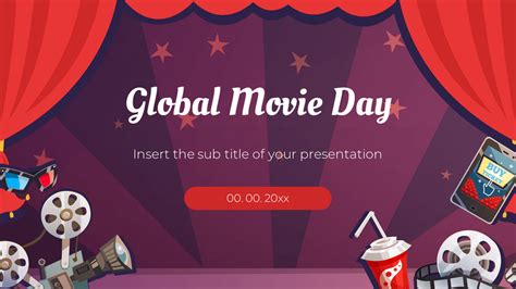 Cinema Free Powerpoint Template Printable Templates