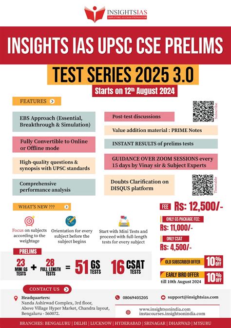 Insights Ias Prelims Ts Timetable Insights Ias Simplifying Upsc