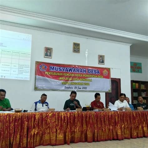 Musyawarah Desa Penyusunan RKPDesa Tahun Anggaran 2024 Website Desa