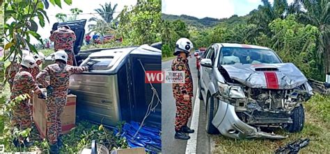 Seorang Maut Tiga Cedera Nahas Dua Pacuan Empat Roda Di Lahad Datu