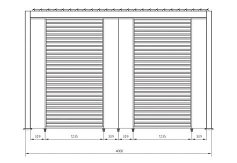 BIZZOTTO Pergola Ocean 3X4 Rustic Bianco Tam Tam Price