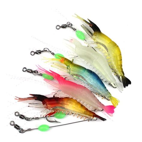 2020 9cm 5 5g Shrimp Hook Silicone Lures Fishing Lure Soft Baits