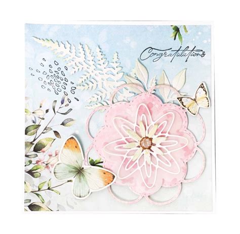 Studio Light Blooming Butterfly Clear Stamp Birthday Butterfly