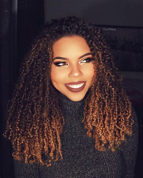 See This Instagram Photo By Cococmakeup • Natural Hair And Color Curly Hair Curlyhairstyl