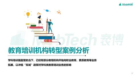 2021年“双减”政策影响下的中国教育培训机构转型发展研究 Mobtech