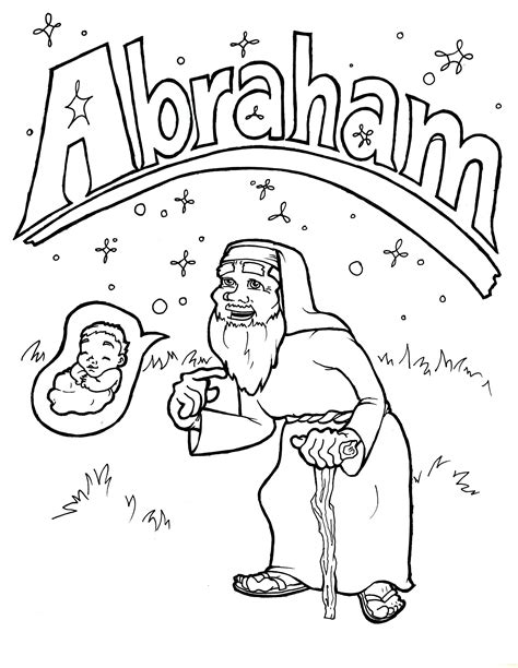 Abraham Coloring Page Bible Coloring Pages Father Abraham Coloring