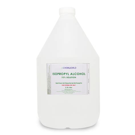 70 Isopropyl Alcohol 1 Gallon Chemworld Fragrance Factory