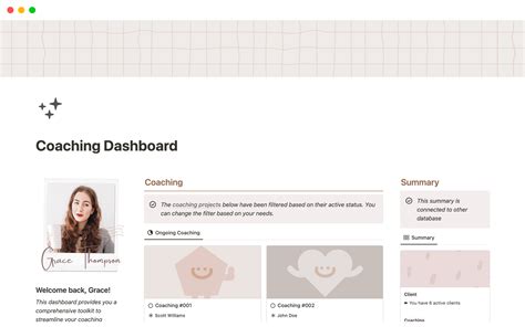 Grace And Grow Notion Template Creator