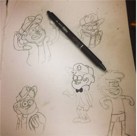 Dipper Sketches By Majumi On Deviantart