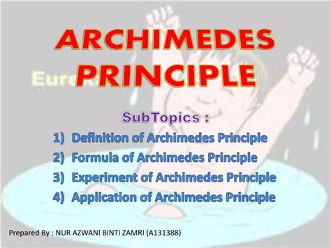 PPT - ARCHIMEDES PRINCIPLE PowerPoint Presentation - ID:2330635