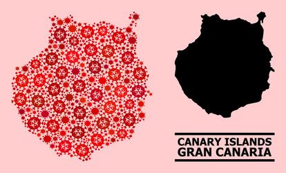 Gran Canaria Map Vector Images Over 260