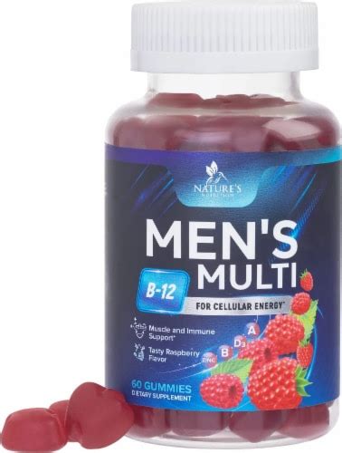 Nature's Multivitamin for Men Gummies - Mens Multivitamins Daily Supplement - 60 Gummies, 60 ...