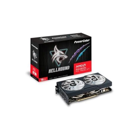 Powercolor Hellhound RX7600XT 16G L O 16GB GDDR6 128Bit DX12 Ekran