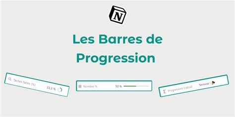 Les Nouvelles Barres De Progression Sur Notion Dans Le Citron