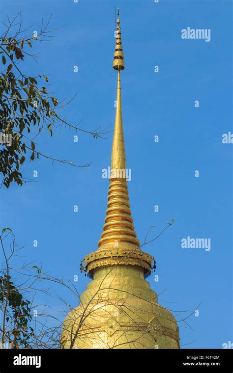 The Golden Pagoda Stock Photo - Alamy