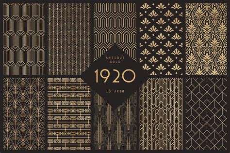 1920 Art Deco Collection Graphics Youworkforthem