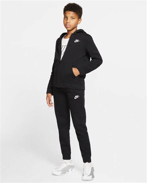 Nike Sportswear Fleece Kinder Trainingsanzug BV3634 010 Schwarz