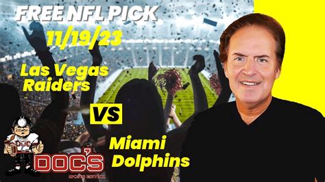 NFL Picks Las Vegas Raiders Vs Miami Dolphins Prediction 11 19 2023