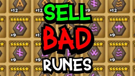 Summoners War Beginner Rune Guide How To Sell Runes Youtube