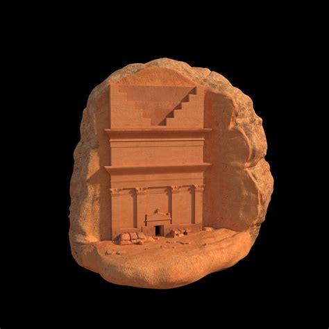 Alula Qasr Al Farid 3d Turbosquid 1838418