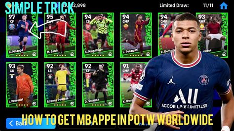 How To Get Mbappe In POTW Worldwide 23 Dec In EFootball 2024 Mobile