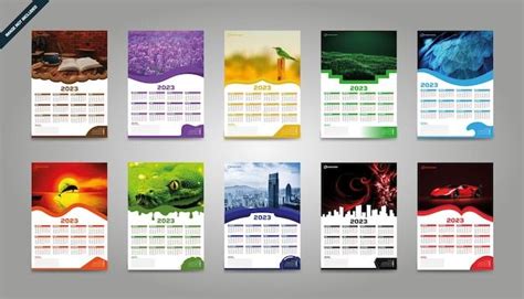 2023 Calendar Design Set