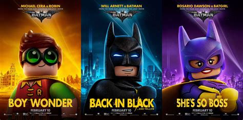 Brickfinder The LEGO Batman Movie Character Poster Images