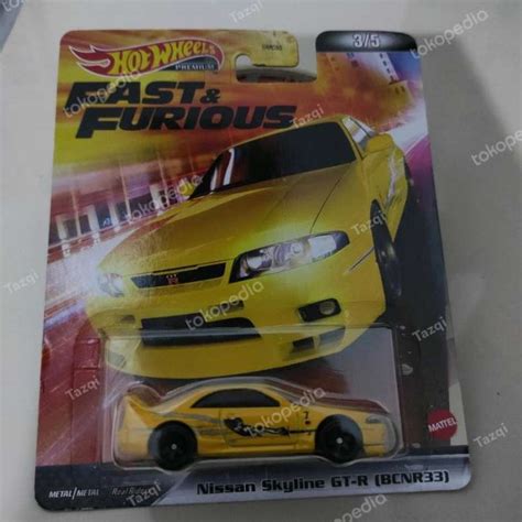 Jual Hot Wheels Premium Nissan SKYLINE GT R BCNR Fast Furious Di
