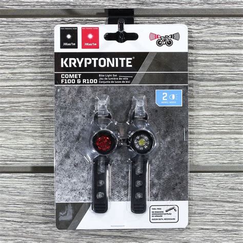 Kryptonite Comet F Front Led Bicycle Indicator Light Black