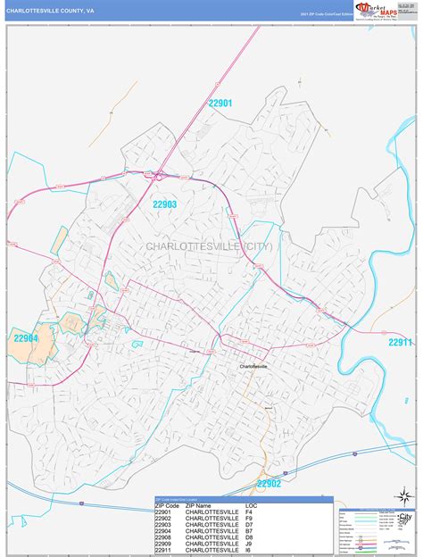 Charlottesville Virginia On Map | Virginia Map