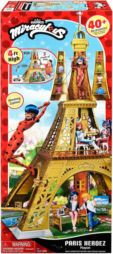 Miraculous Ladybug Paris Heroez Eiffel Tower Playset Youloveit