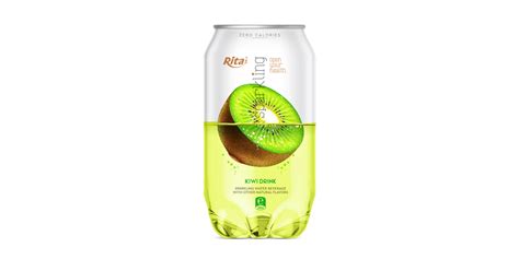 Soft Drinks Pet Can Ml Sparkling Drink With Kiwi Flavor