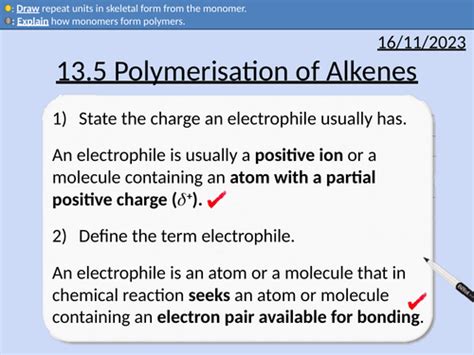 Ocr As Level Chemistry Alkenes Teaching Resources