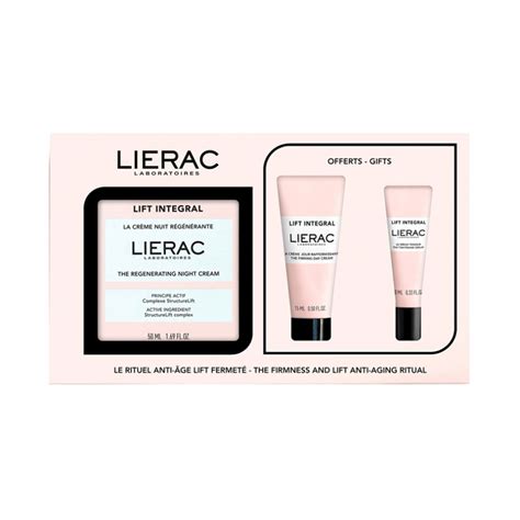 Lierac Lift Integral Crema Noche 50Ml Dia 15Ml Serum 10Ml