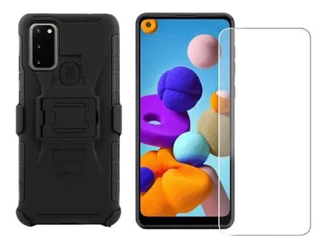 2 Micas 1 Funda Uso Rudo 1 Clip Samsung Galaxy A21s Cuotas Sin