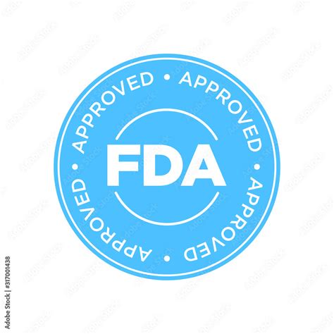 FDA Approved (Food and Drug Administration) icon, symbol, label, badge ...