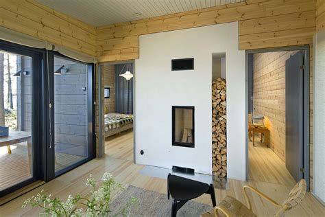 Photo 13 of 21 in These 8 Log Cabin Kit Homes Celebrate Nordic Minimalism - Dwell